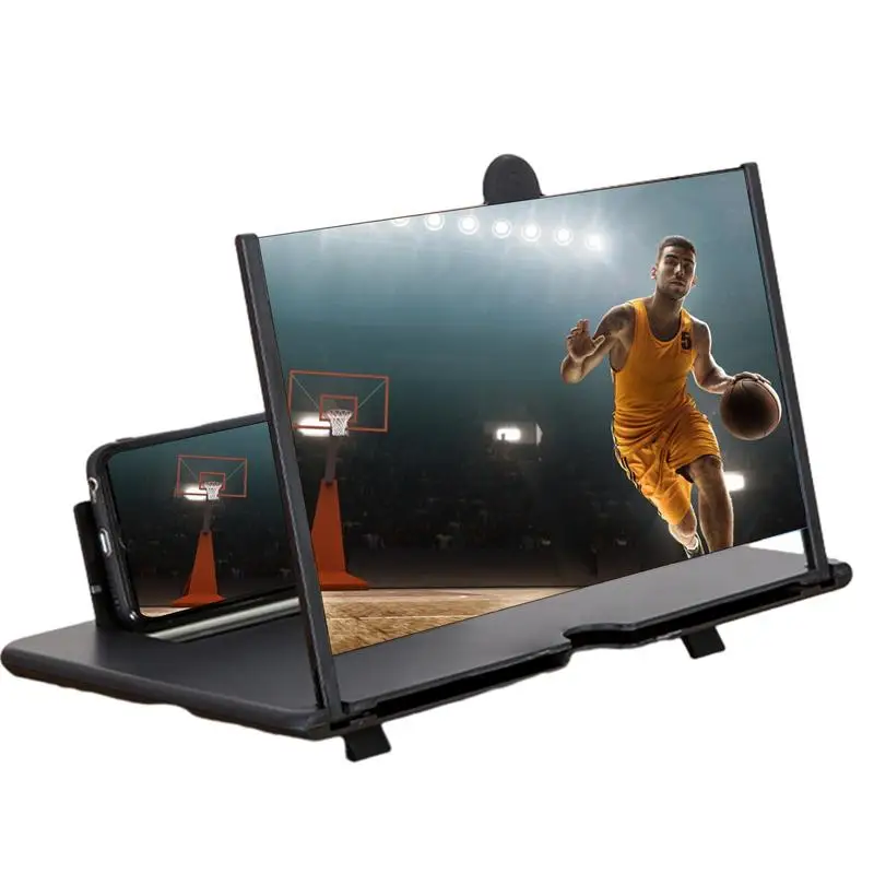 Phone Screen Magnifier HD Cell Phone Magnifying Screen 14in Ultra-thin Screen Amplifier Magnifying Projector Foldable Phone