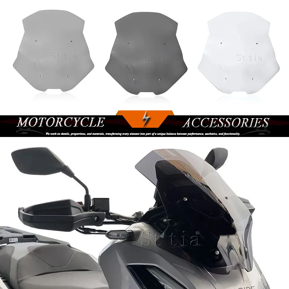 

Для мотоцикла HONDA ADV350: Новое акриловое ветровое стекло (экран) для ADV350, 2022-2025 гг.