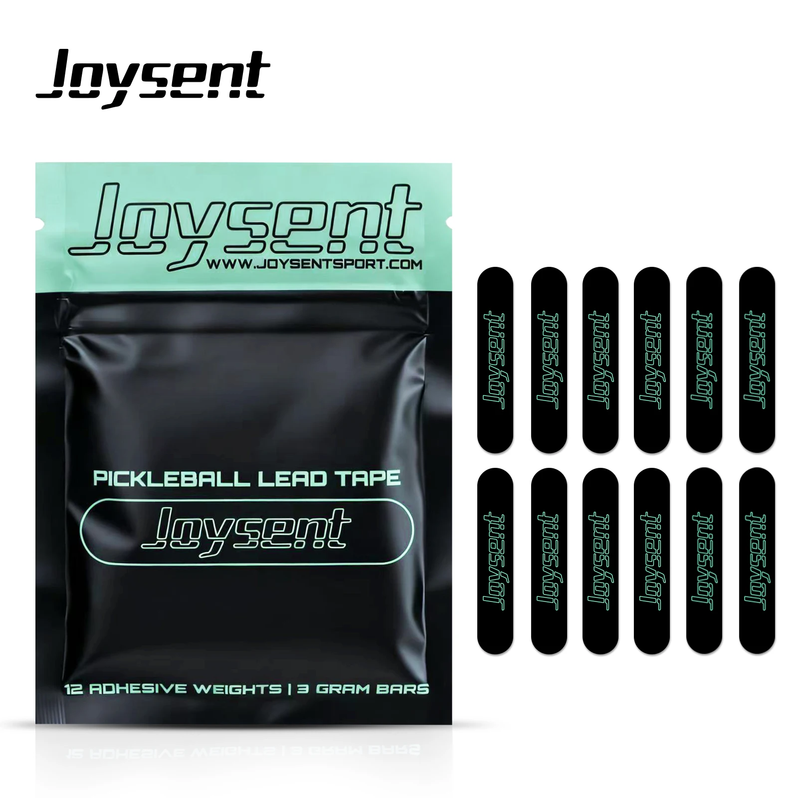 Lead Tape for Pickleball Paddles - Pickleball Paddle Weights - Enhance Paddle Stability & Expand Sweet Spot (12 Pcs）Joysent