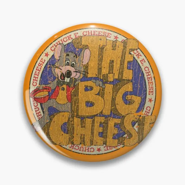 The Big Cheese 1977  Soft Button Pin Brooch Creative Cute Decor Clothes Funny Badge Women Hat Lapel Pin Gift Metal Collar