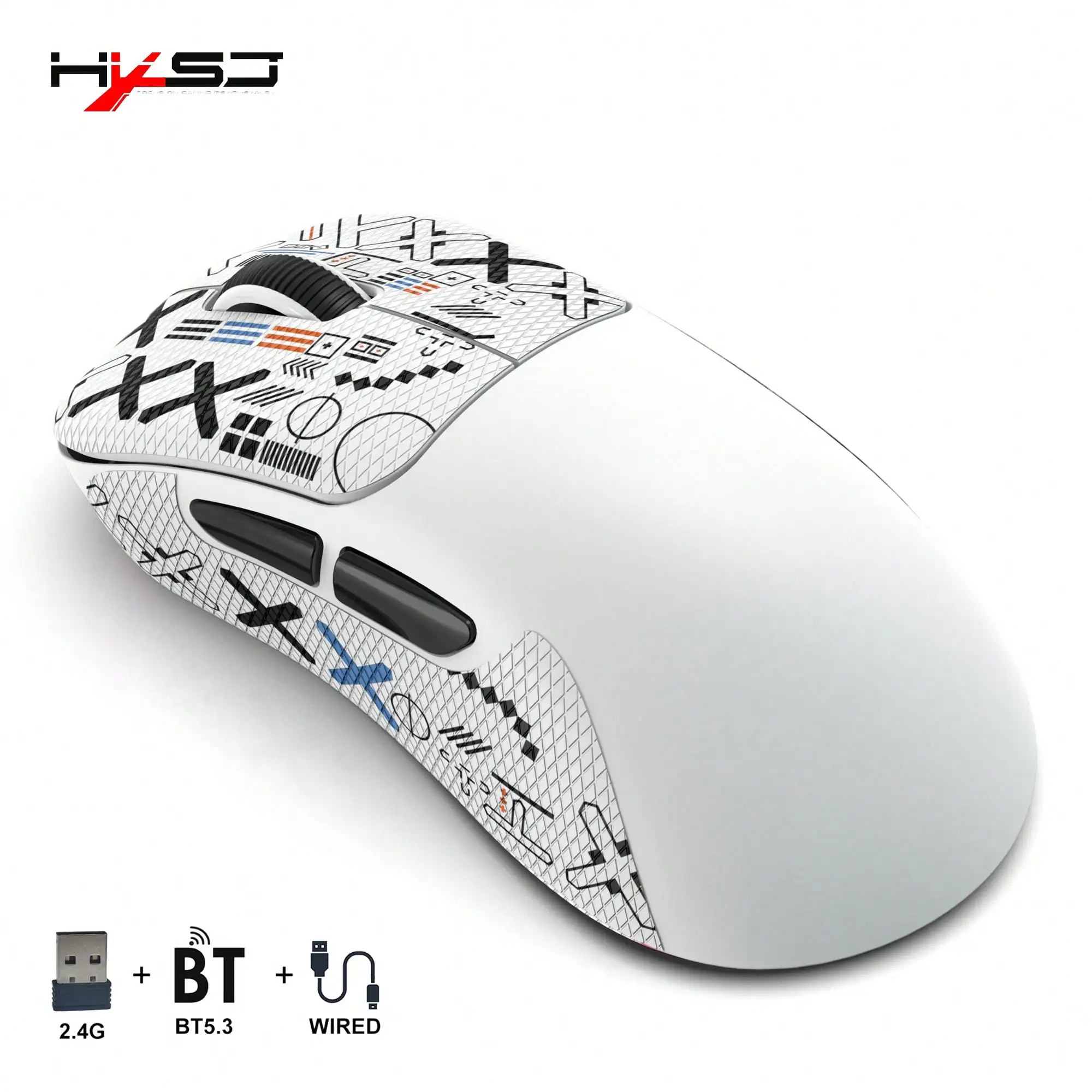 T700 three-mode wired wireless BT5.3 lightweight adjustable game mouse supports desktop notes