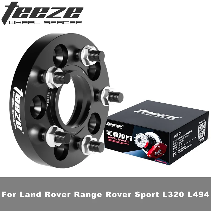 Teeze For Land Rover Range Rover Sport L320 L494 Forged T6-7075 Aluminum Black Wheel Spacers Hub Adapter 1Piece