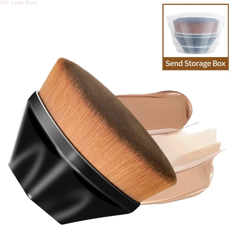 1PC Pennelli per fondotinta Trucco Cosmetici professionali coreani BB Cream Pennello per trucco in polvere Pennello per fondotinta magico con manico corto