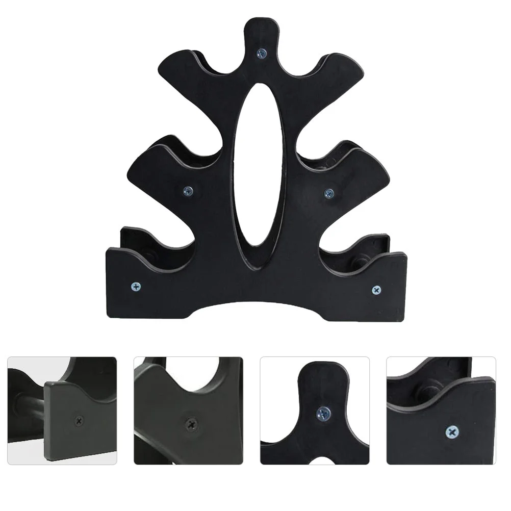 Small Dumbbell Rack Dumbbells Storage Stand for Bracket PP Gym Accessories Display Organizer