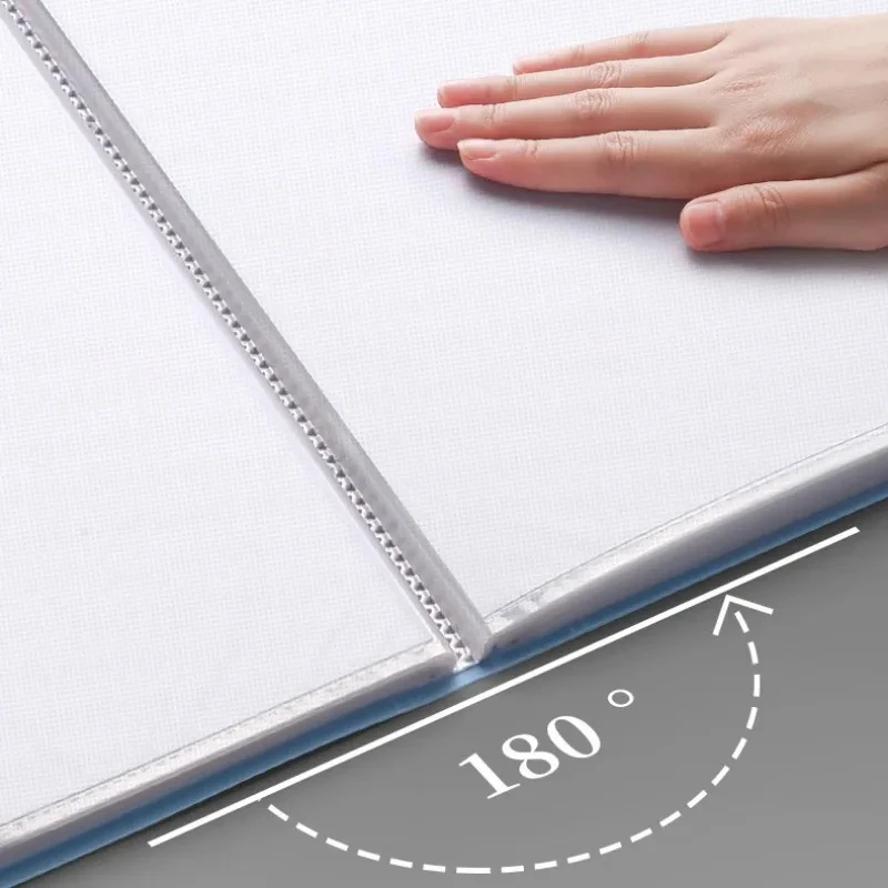 A4 100 Pockets 160/Sides Display Book Paper Document Holder, Business Presentation Book Presentation Folder