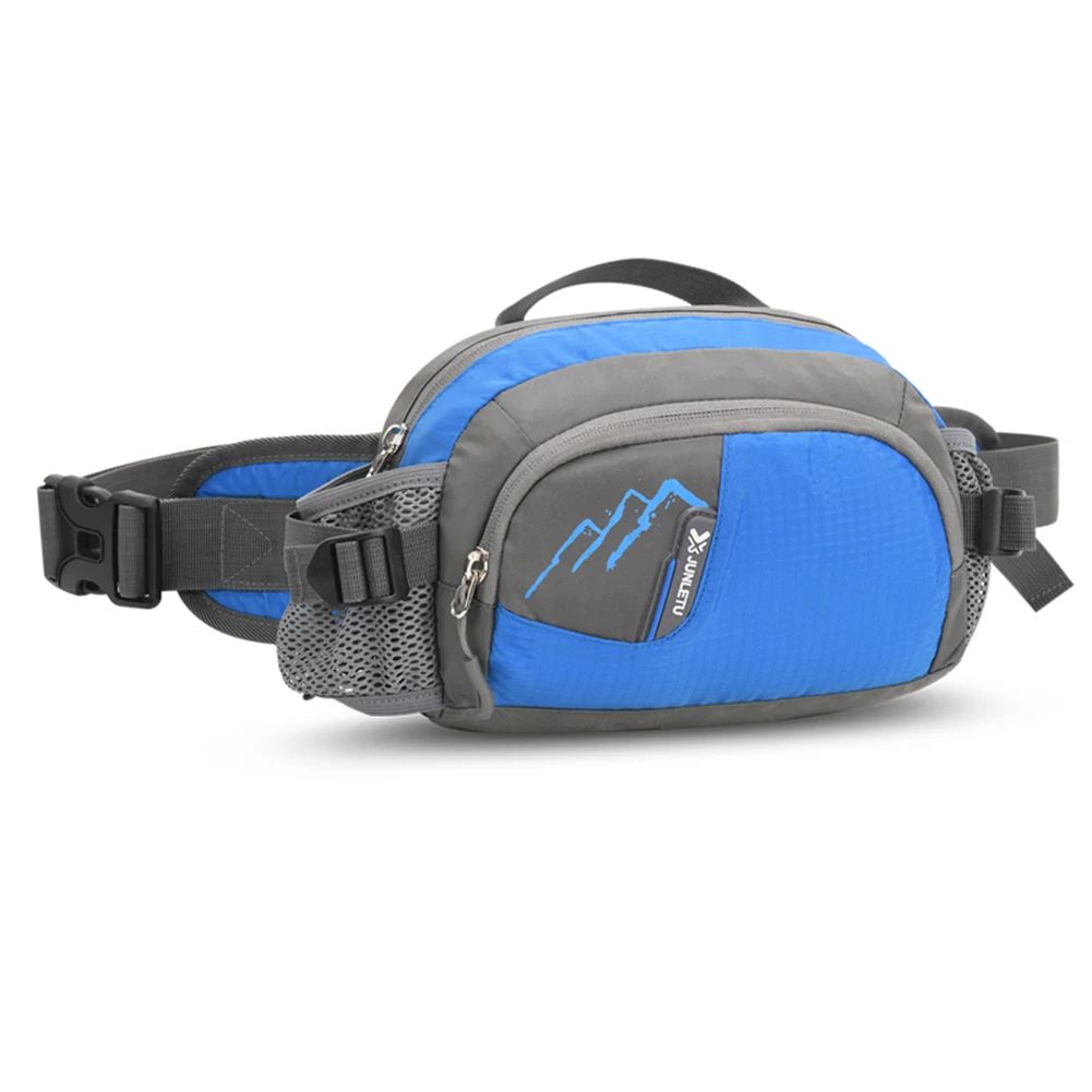 Fanny Pack Running Belt Purse Bum Bag Women Men Nylon with Bottle Holder Waterproof for Cycling for Running Hiking for Hydration