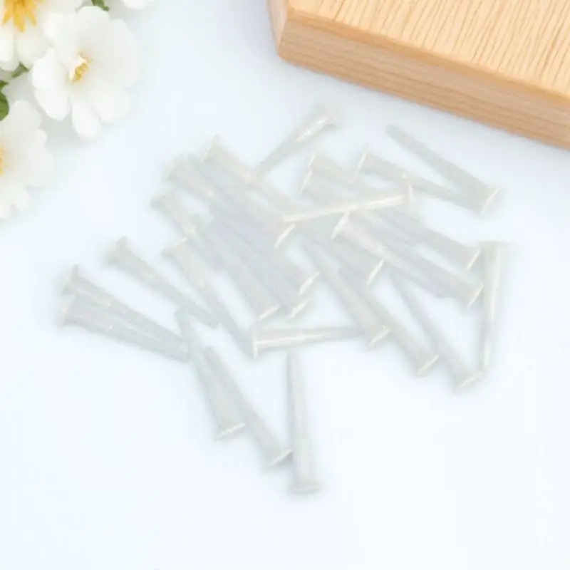 

50pcs Yoga Plug For Gym Fitness Exercise Ball Jump Ball Air Stopper Pin White Durable Plastic Tool For Pilates Stability Horse