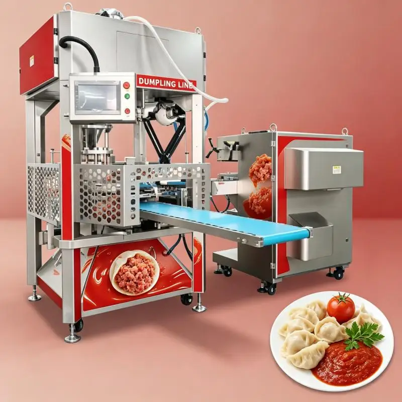 Automatic Dumpling Machine Commercial Wrapper Filling Forming Equipment for Restaurant Food Processing and Catering