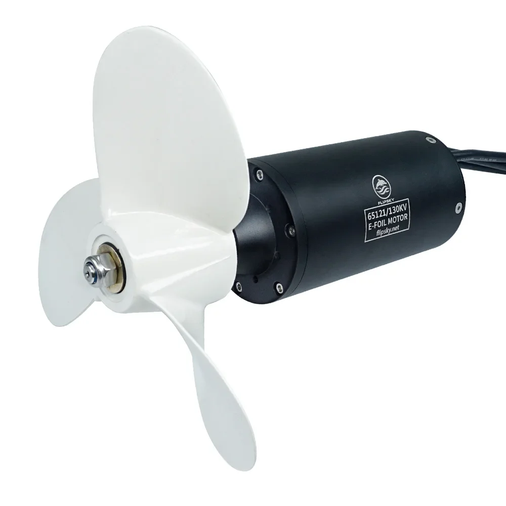 محرك Flipsky Inrunner بدون فرش تيار مستمر 65121 130KV 3700 وات لقارب ركوب الأمواج تحت الماء | هيدرو |   Efoil