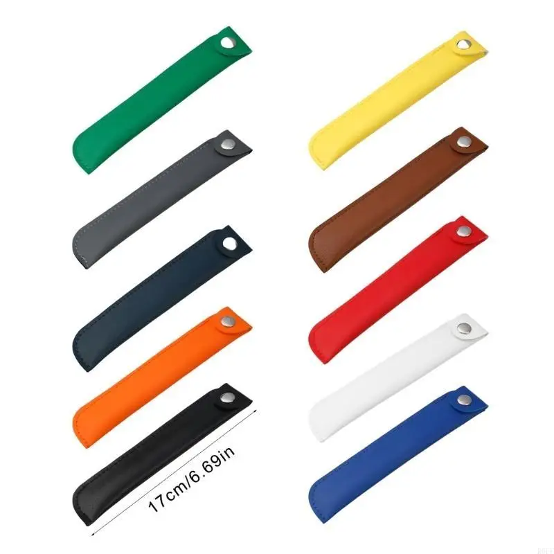 R6ff Solid Color Pencil Bag Suct Pencil Case Case Pen Bud Case Cut