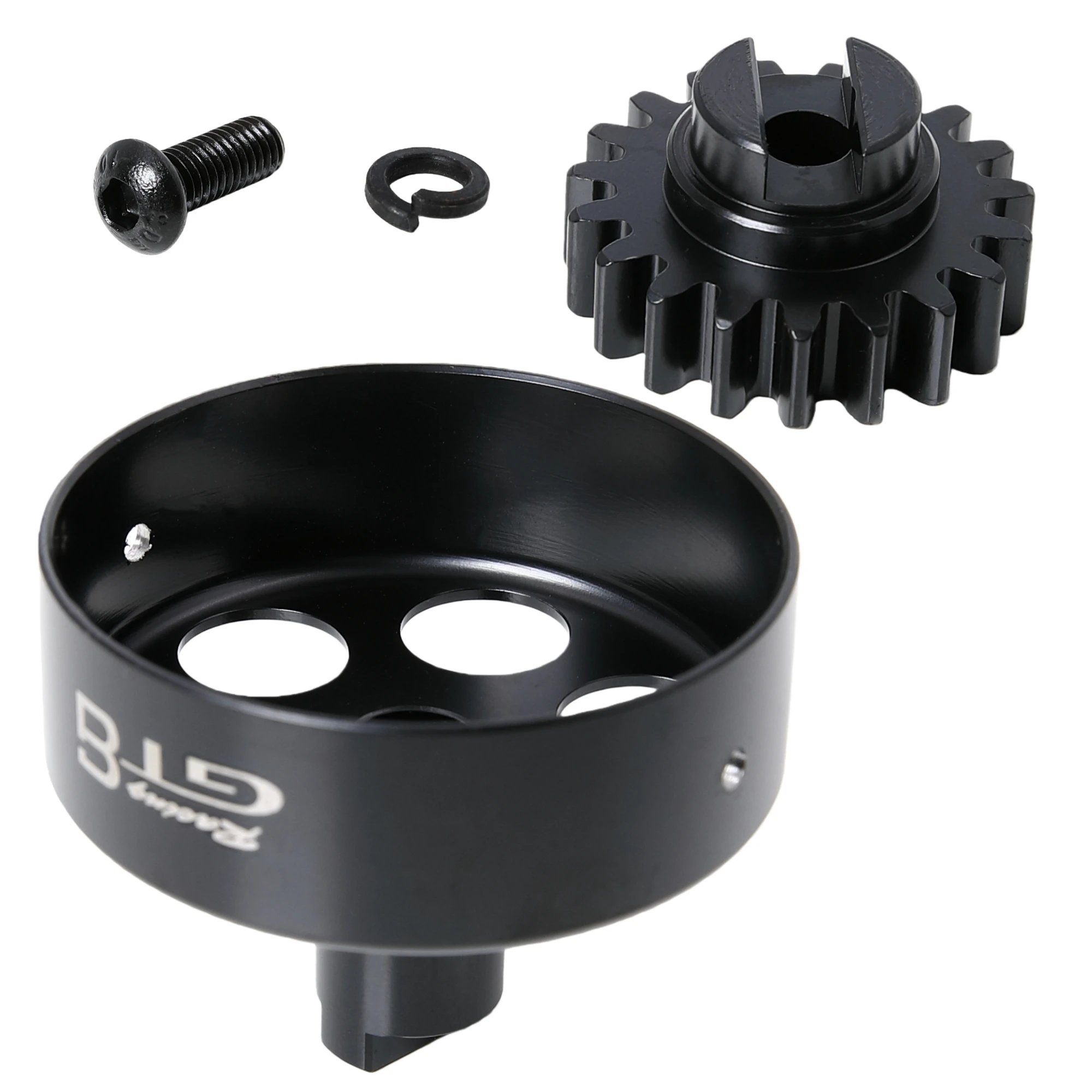 GTBRacing RC Car 1/5 LOSI 5IVE T Steel Engine Clutch Bell  with Gear Set Upgrade Part