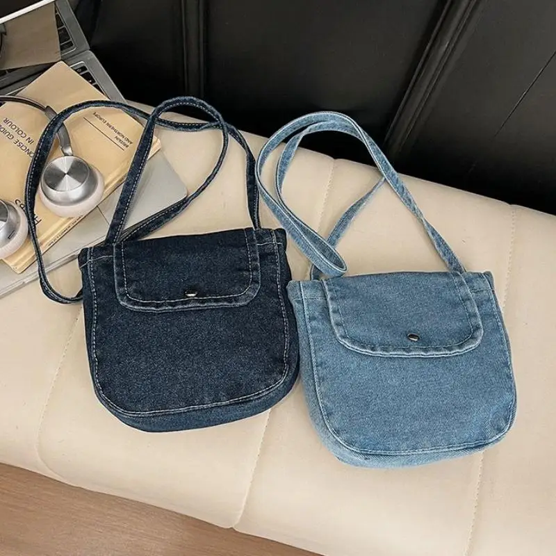 

2026 New Trendy Denim Shoulder Bag For Women Fashionable Crossbody Purse Casual Versatile Commute Handbag