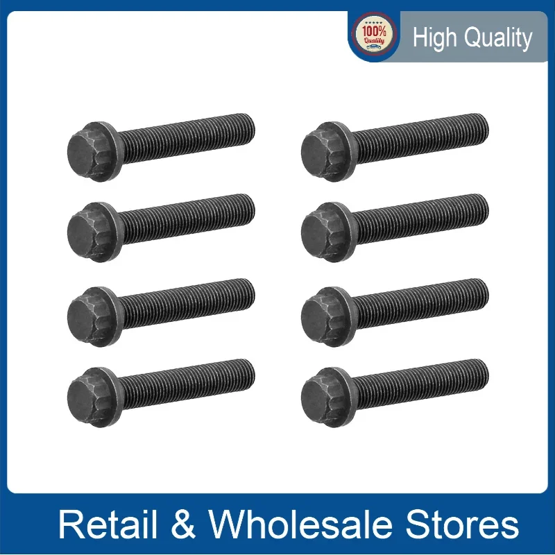 8pcs Connecting Rod Bolt 045105425 045105425A for VW Jetta Passat Touran Audi A1 A3 Convertible Q2 Skoda Superb SEAT Toledo