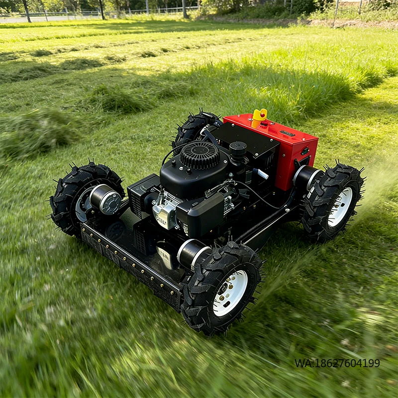 

4x4 Wheel Lawn Mower Robot Lawn Mower for Sale Agricultural Lawn Mower