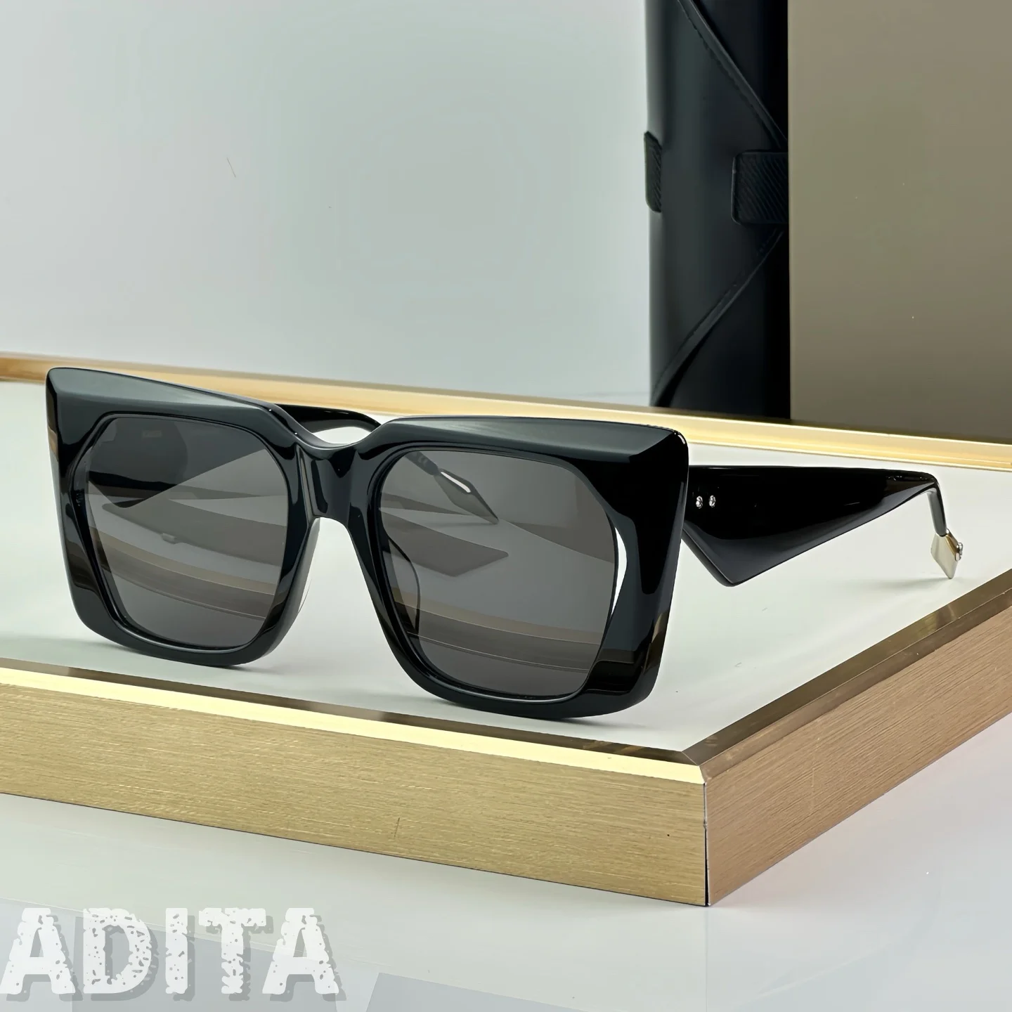 

ADITA KAMIN DTS430 Top High Quality Sunglasses for Men Classic Women Luxury Brand Designer Fashion sun glasses UV400 With box