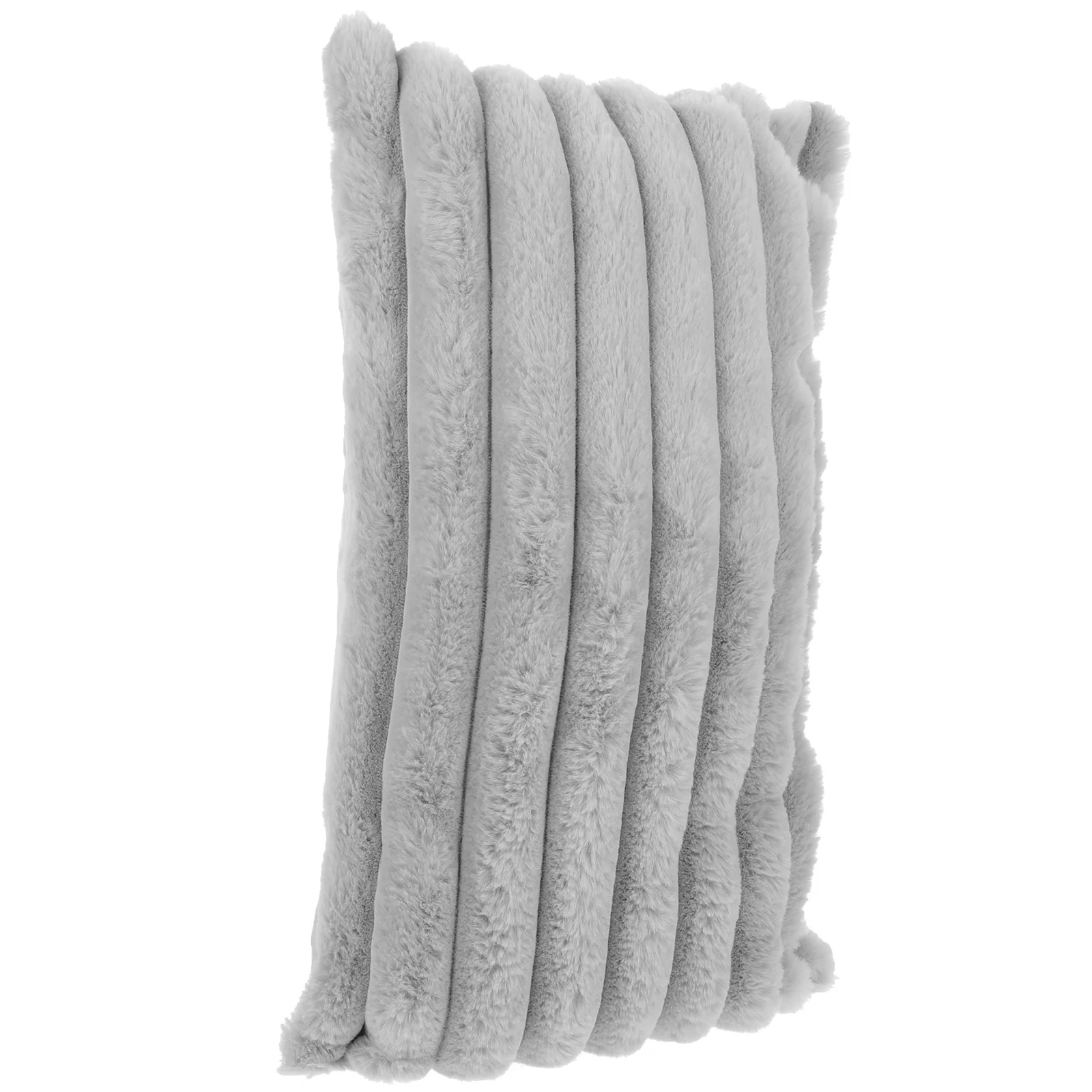 

Soft Faux Rabbit Hair Pillowcase Comfortable Cushion Cover for Home Sofa Office Coffee Shop Library Multipurpose Pillow