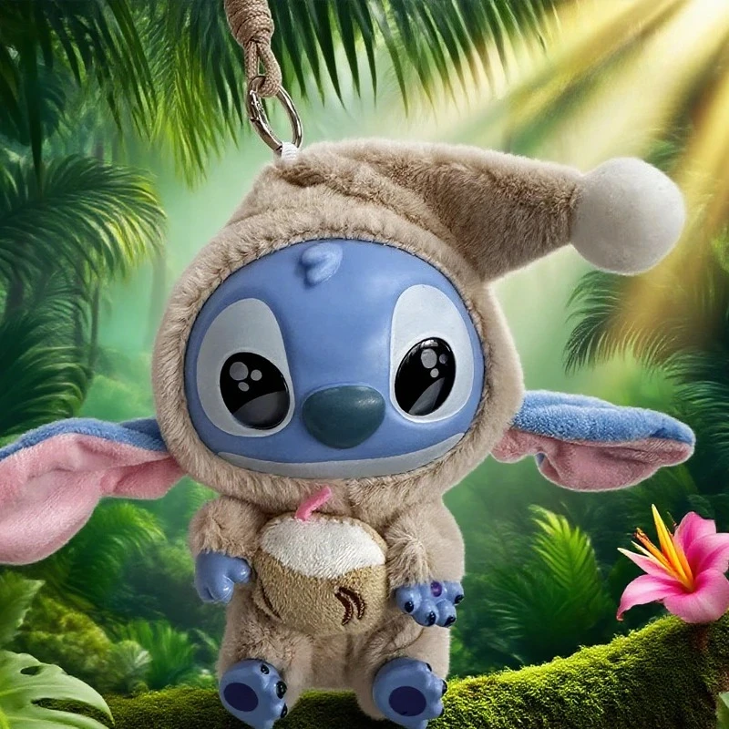 Disney Stitches – boîte aveugle en peluche, pendentif doux, poupée drôle et mignonne, porte-clés de poche pour joli cadeau, nouvelle collection