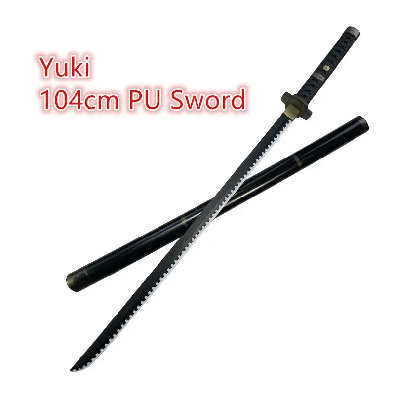 1:1 Roronoa Zoro Sword Cosplay Trafalgar Law Red Sword Samurai Sword Weapon Safety PU Prop 104cm