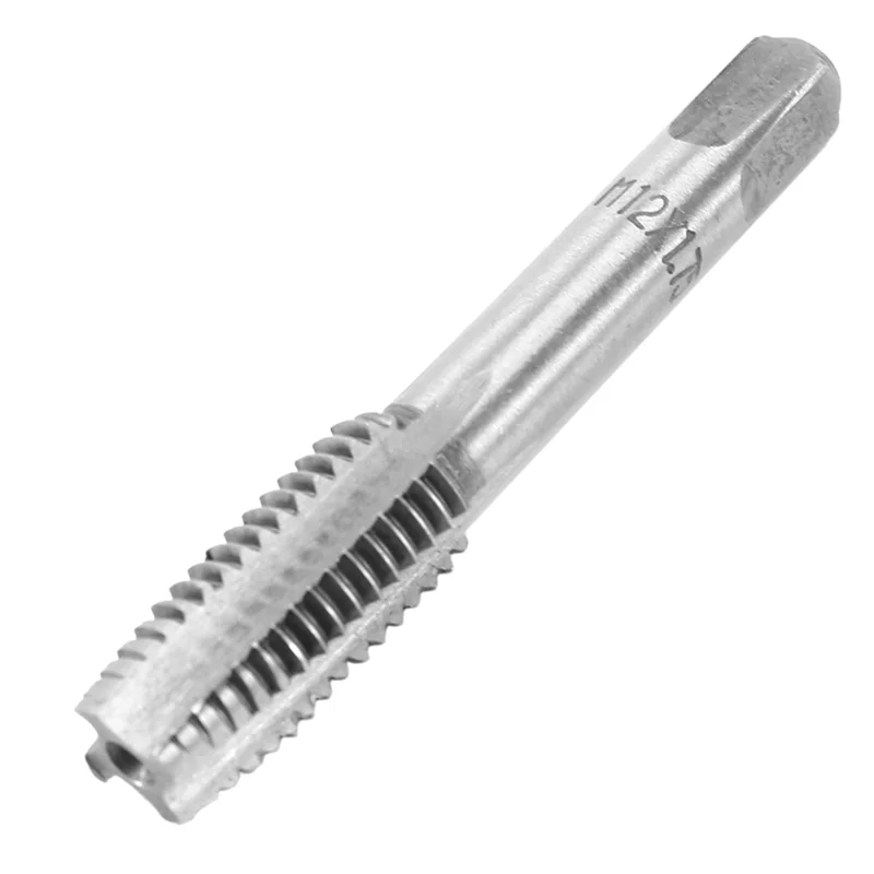 B84B-21Pcs M3 To M12 Metal Hand Screw Machine Metric Taper Plug Tap Drill Bit Kit Silver