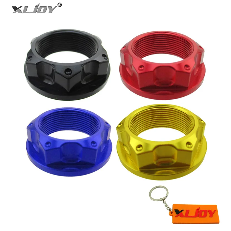 Billet Aluminum Steering Stem Nut M24 x 1 For For Yamaha WR250F WR450F YZ125 YZ125X YZ250 YZ250F YZ250X YZ426F YZ450F YZ450FX