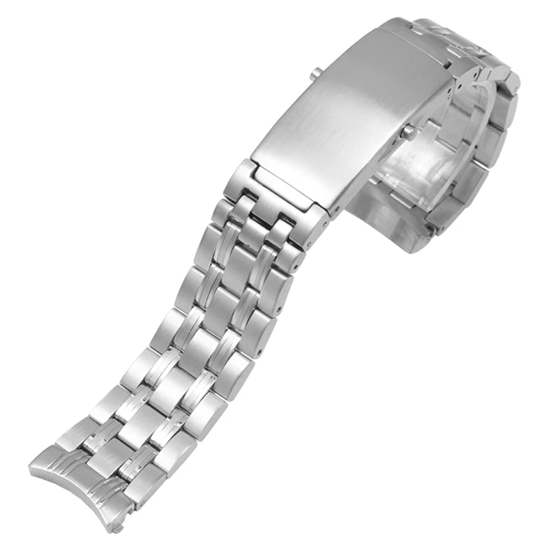 SION L-Bracelet de Montre en Acier Inoxydable Argenté pour Homme, 20mm, Omega, Seam84300, Speedmaster, Planet Ocean