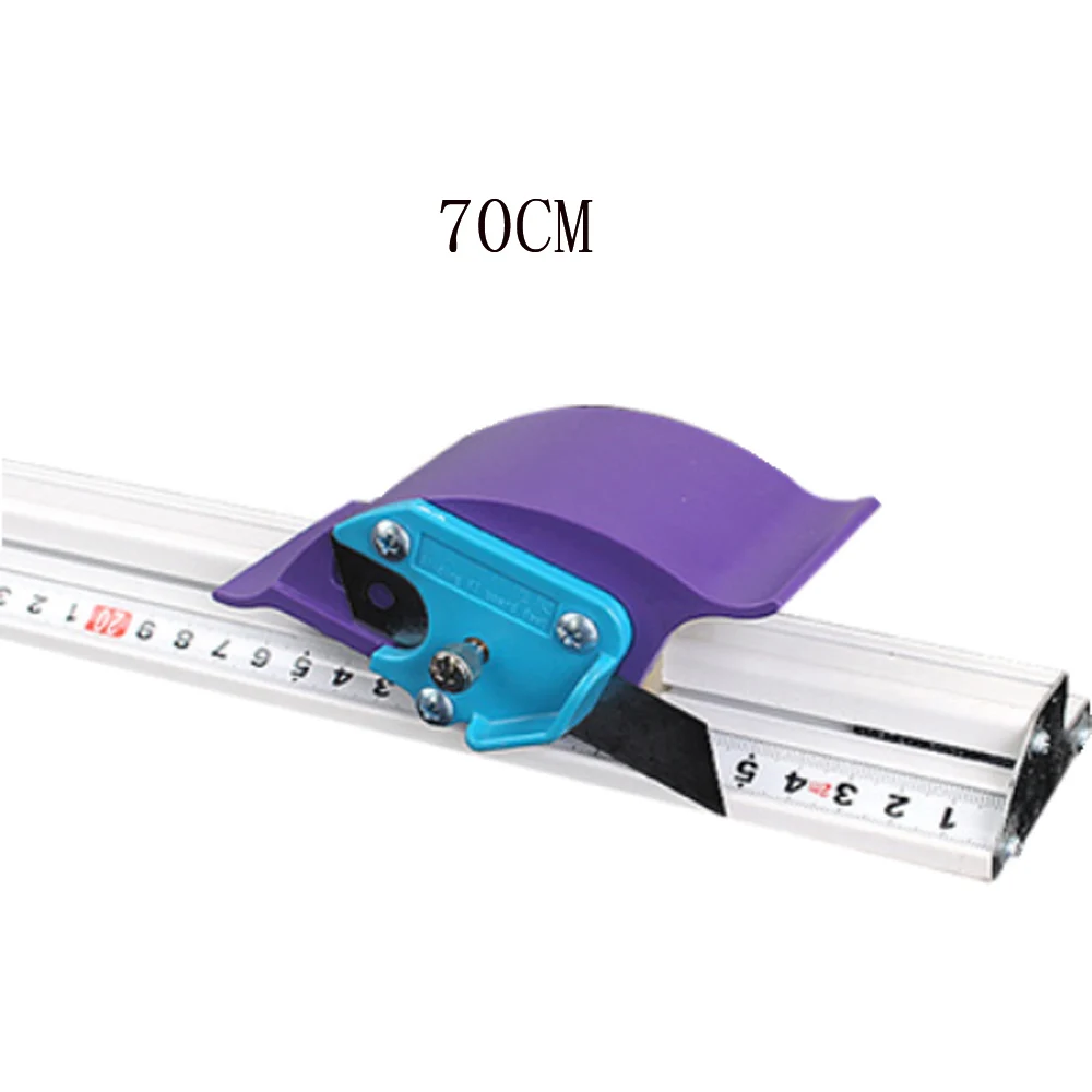 70-130 CM Voor Kt Board Pvc Board Handmatig Snijden Heerser Aluminium Anti-Slip Snijden Positionering Track Heerser Houtbewerking DIY Tool