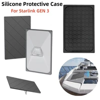Funda protectora de silicona para accesorios Starlink Gen 3, cubierta antiarañazos a prueba de golpes para antena Starlink GEN 3, funda protectora