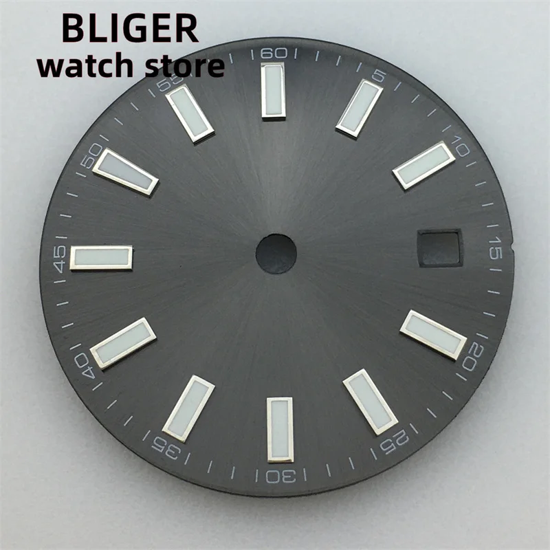 Циферблат BLIGER 29,2 мм, зеленый, белый, черный, подходит для NH35/NH35A ETA2824/2836 Miyota 8205/8215/821A DG2813/3804