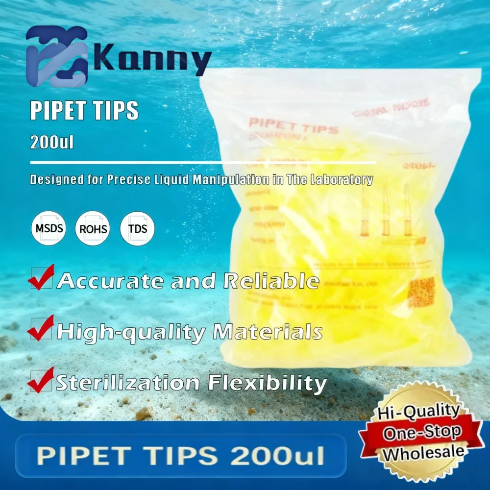 PIPET TIPS 200ul Non-Sterile for Laboratory and Research Applications Original Product