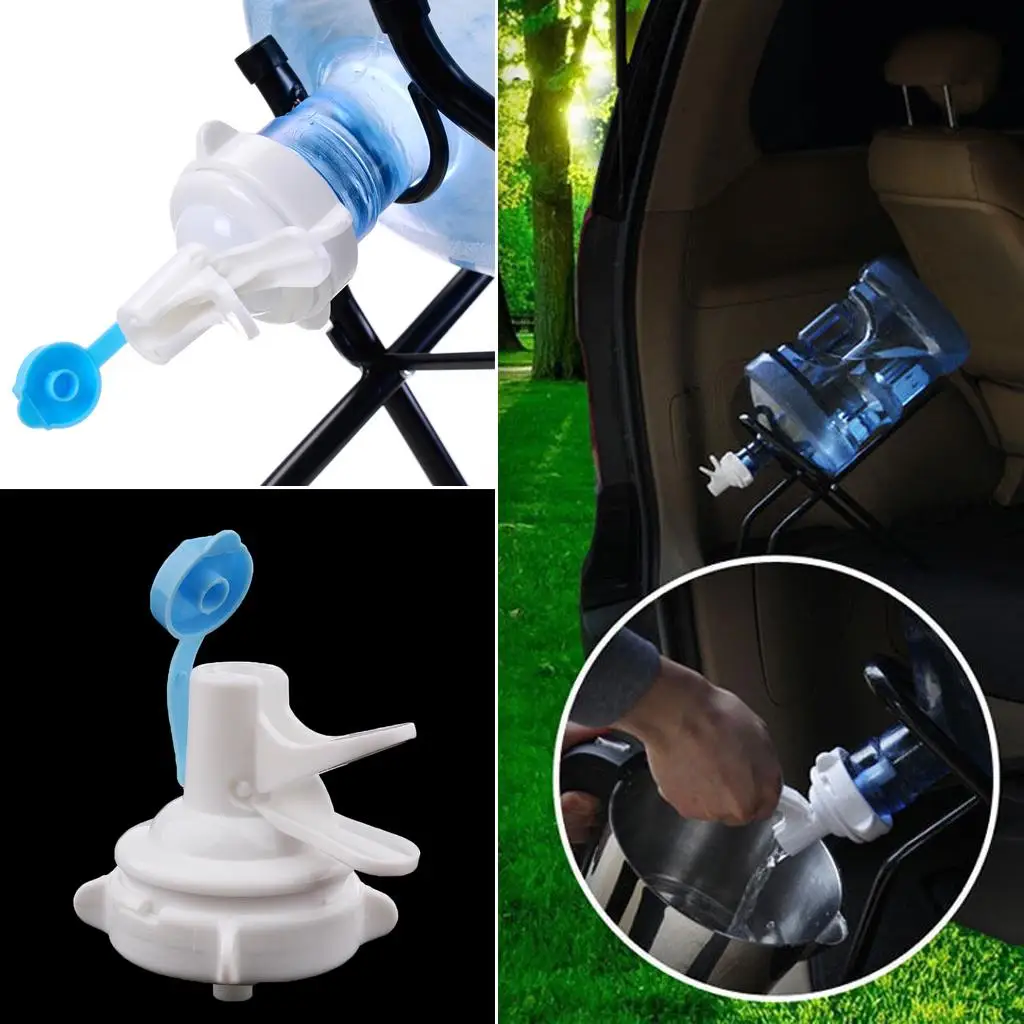 3/5 Gallon Water Spigot Water Drinking Dispenser Valve Faucet Hand Pump