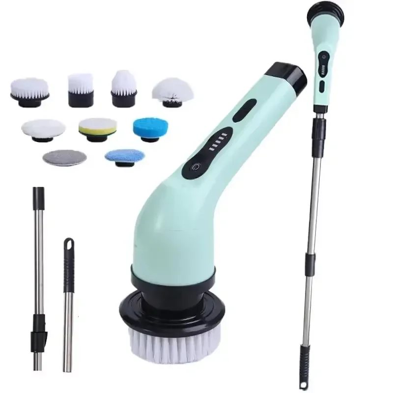 Wireless Electric Spin Scrubber Multifunctional Rotating Cleaning Brush for Bathroom Kitchen Window Car Household Deep Clean