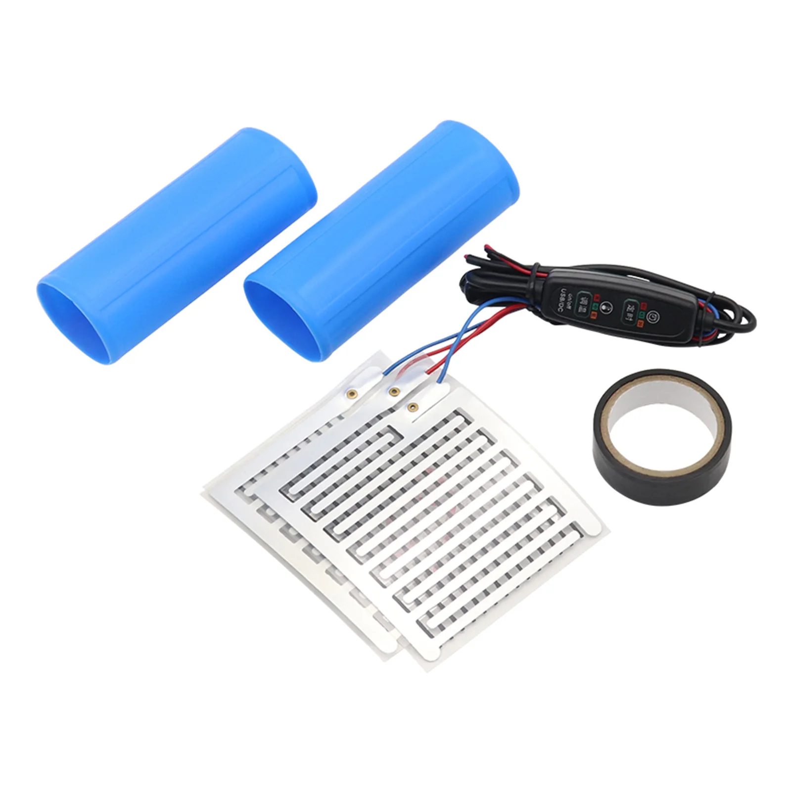 

12 В мотоциклетная ручка с подогревом, силиконовый чехол, руль с подогревом, портативный прочный