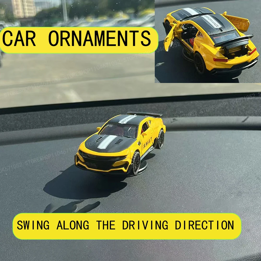 

Car For Sports Car Drift Rotating Ornaments Auto Dashboard Turning Racing Model Deco Car individuality Center Console Decoration