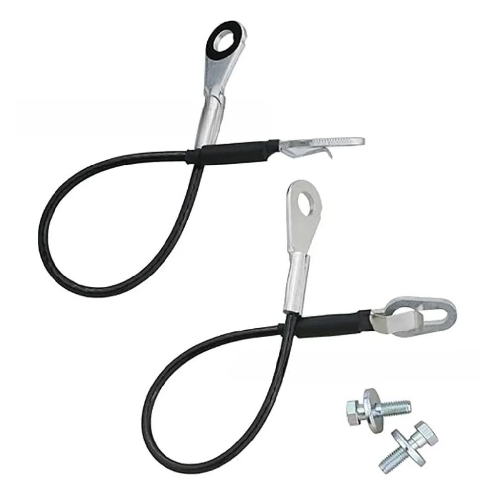 Tailgate Cable Strap 2Pcs Replacement with Bolt for Silverado 2007 to 2016 Part Numbers 25838260 25838261 11609938