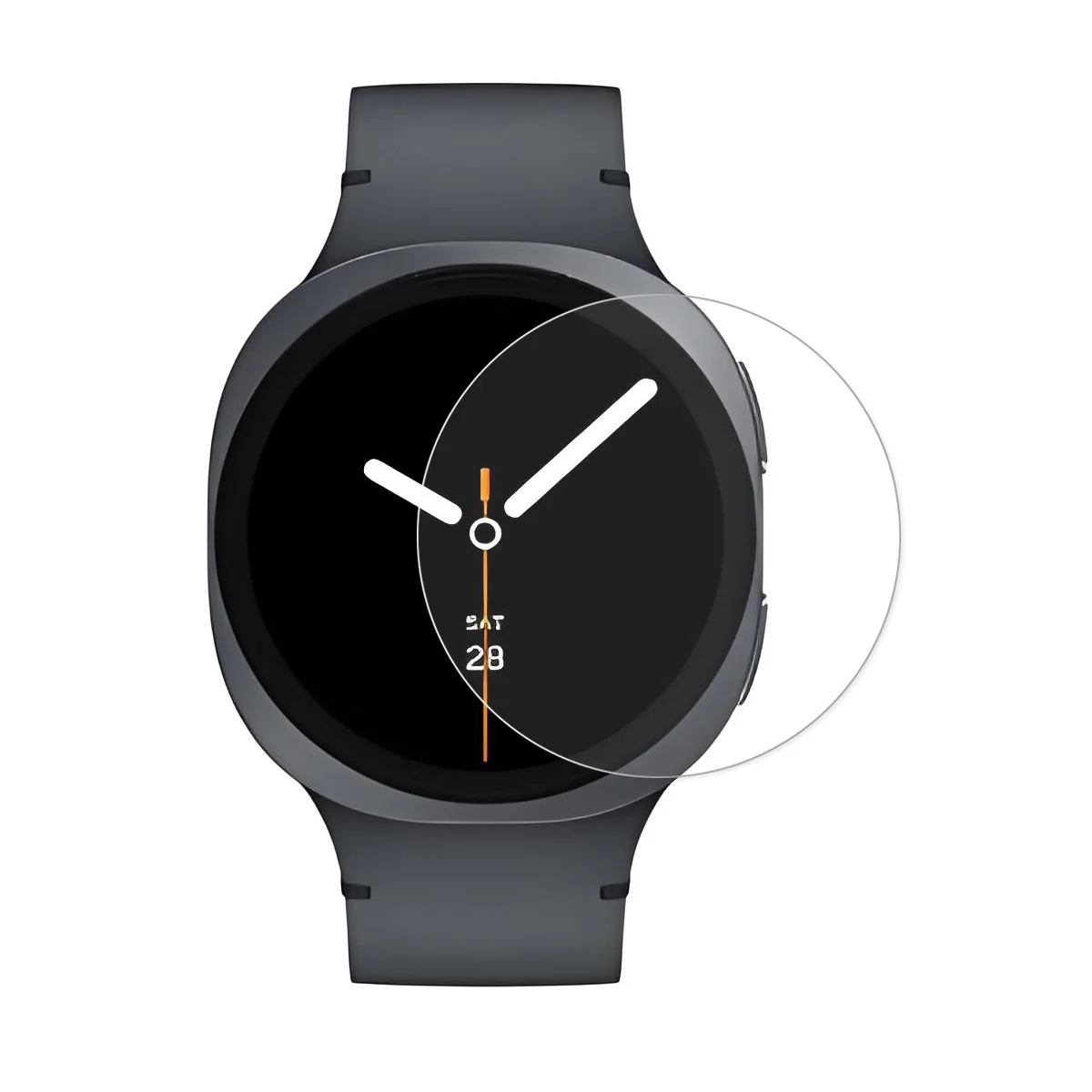 

Для Samsung Galaxy Watch8 40 мм Защитная пленка для экрана 9H из алюминиево-кремниевого стекла - прозрачная