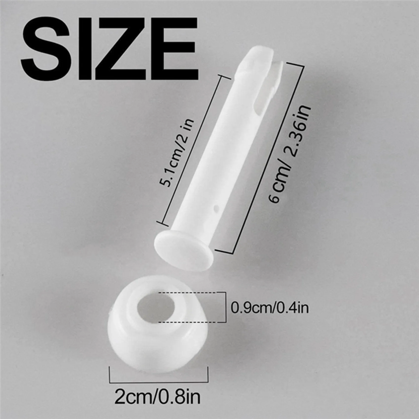 24 قطعة من دبابيس وصلات حمام السباحة البلاستيكية والأختام المطاطية لأجزاء حمام السباحة ذات الإطار الدائري فوق الأرض من انتكس 28270-28273 (2.36 بوصة)