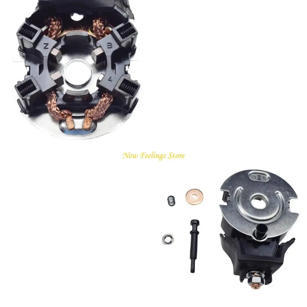 

J6BF Стартер двигателя, набор для ремонта держателя углеродной щетки, подходящий для превосходной стартовой мощности, рассеяние