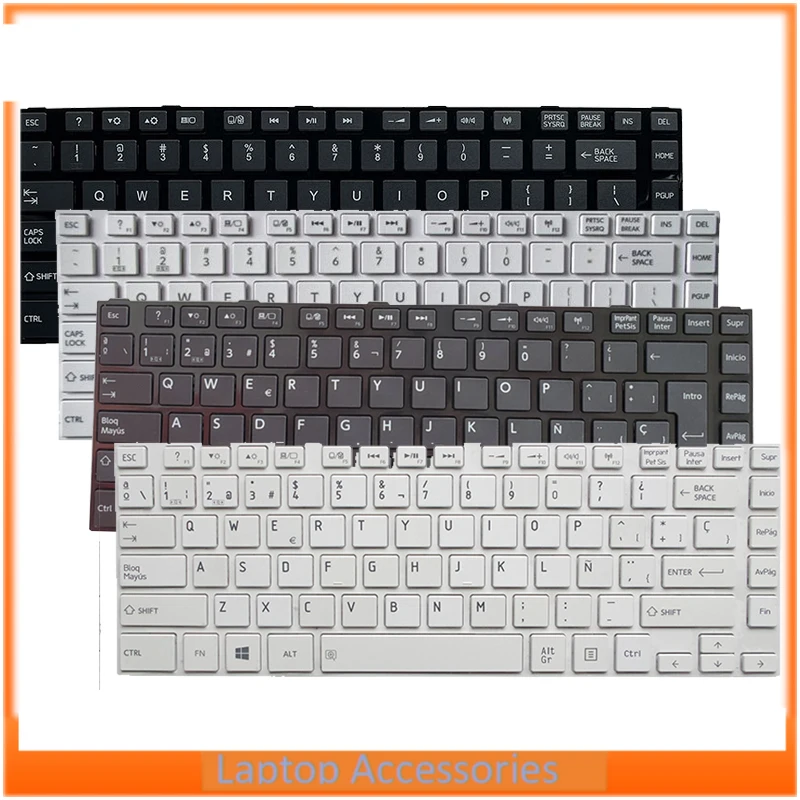 SP/EE. UU. Nuevo teclado para ordenador portátil TOSHIBA Satellite L40-A U40t M4A S40DT M40-A M40T M40T-A U40 S40 L40 L45 S40 U45 BE45 C40 C45