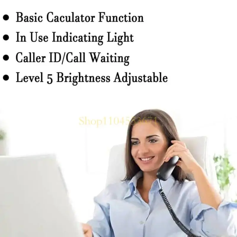 Best Seller Caller Display Telephone Hands Calling Corded Landline Phone Landline Telephone for Home Office Hotel TCF3000