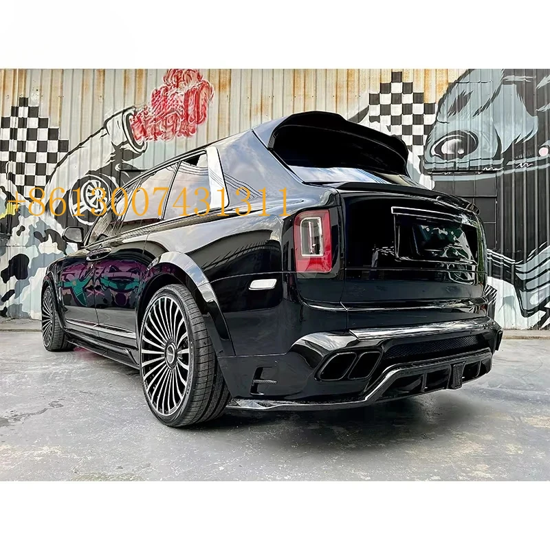 FactoryMSY Style Forged Dry Carbon Fibre Body Kit Bumpe Hood Rear Diffuser Rear Spoiler  Cullinan