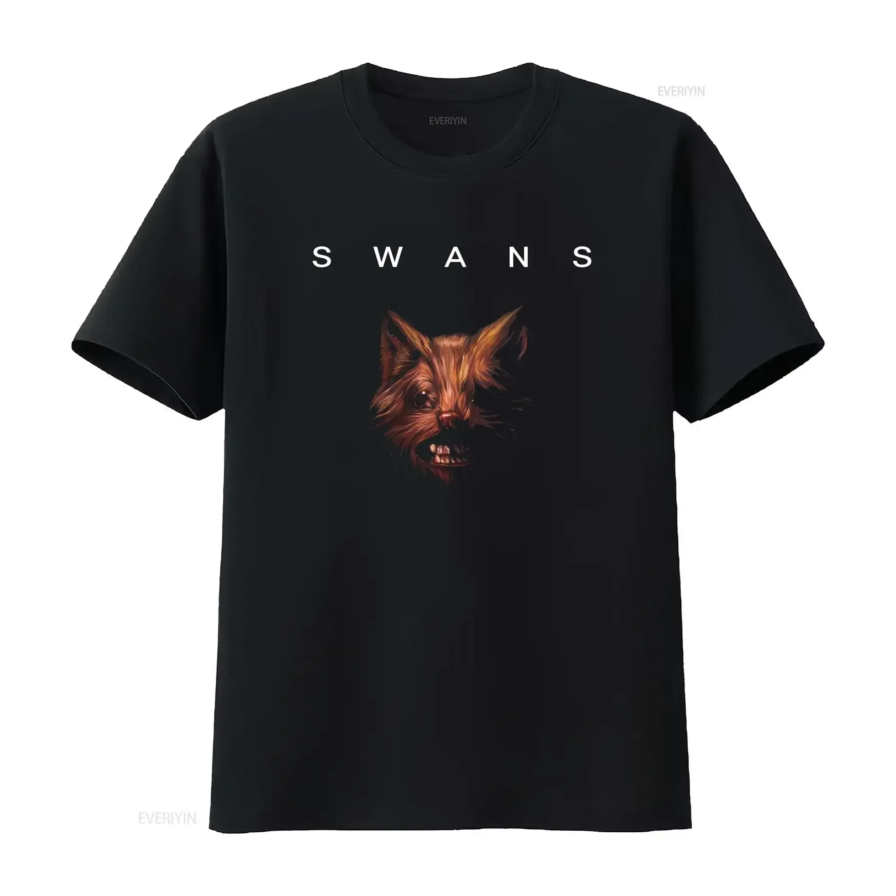 جديد البجعات الفرقة The Seer ألبوم أسود كل حجم تي شيرت VC1136 خمر غسلها أوم لينة أنيقة تنفس الموضة