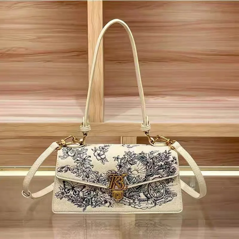 

Elegant Women Leather Tote Bag Designer Inspired Handbag Vintage Shoulder Bag Luxury Classic Style Crossbody Bag