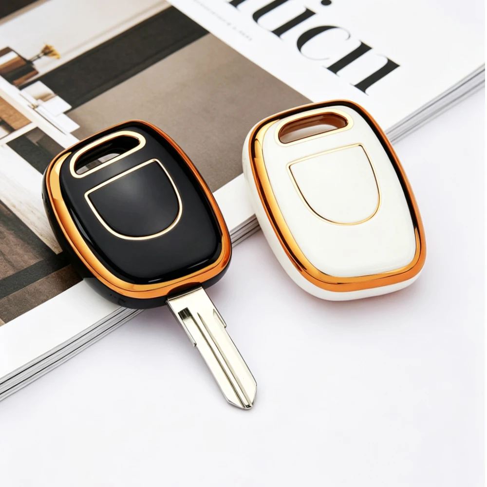 TPU Fernbedienungs-Autoschlüsselhülle für Renault Clio II Master Twingo Kangoo 1 2 3 Simbol Scenic Laguna Espace Trafic Schutzhülle