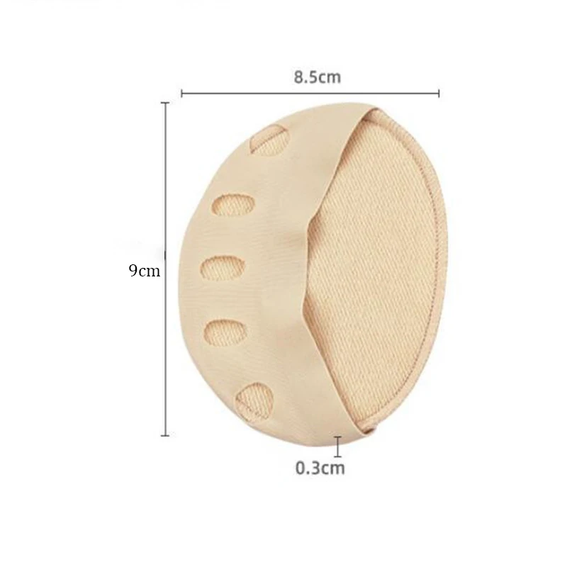 Forefoot Pads Women High Heels Five Toes Half Insoles Calluses Corns Foot Pain Care Absorbs Shock Socks Toe Pad Inserts Cushion