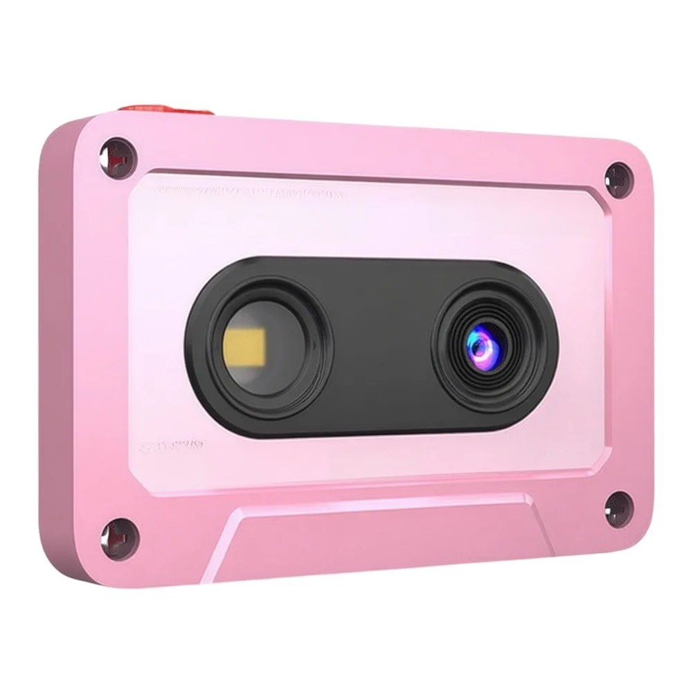 Retro style camera with 0.96 inch LCD 12 megapixel photos 1080P video ABS material compact size USB 2.0 TF card slot