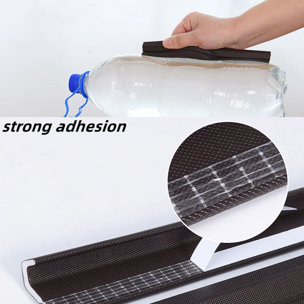 6M Window S Type Self-Adhesive Soundproof Foam Sealing Strip for Noise Weather Stripping Door Seal Gap Filler Gap Sticking Tape