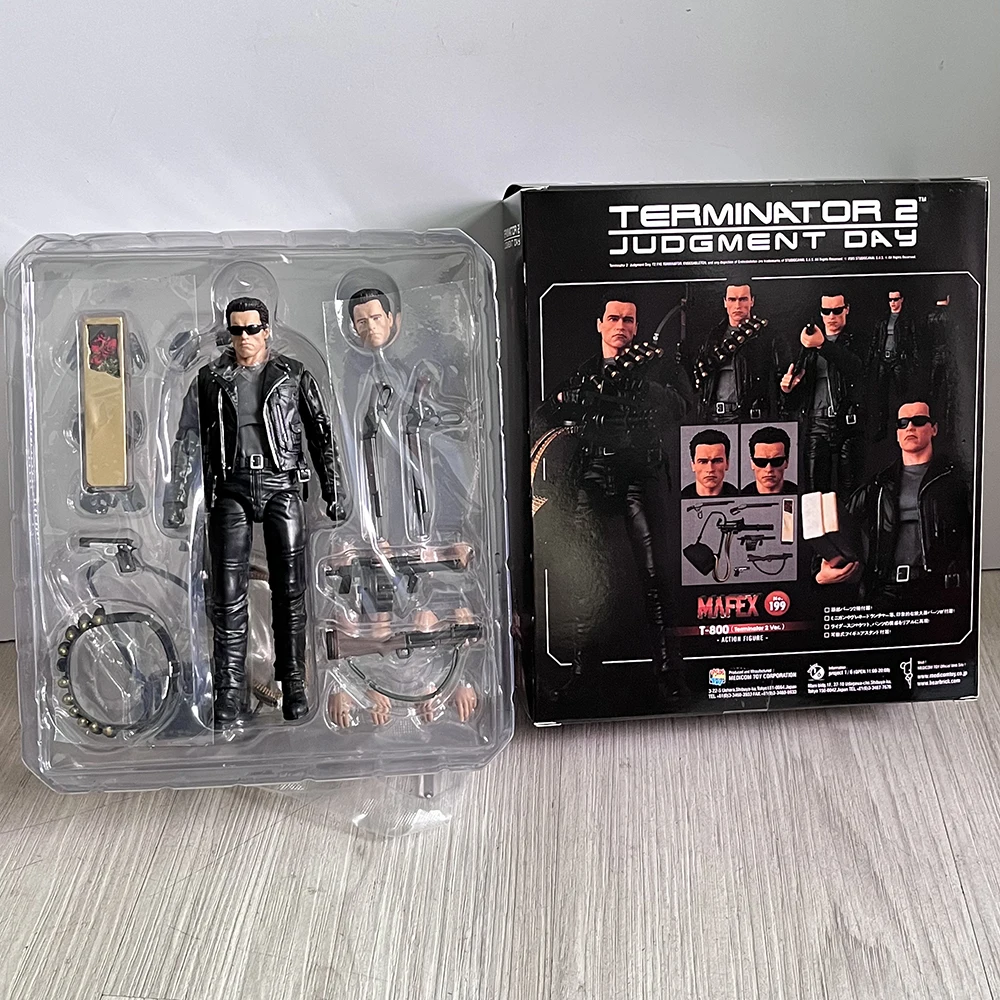 Mafex المنهي 2 يوم الحكم الشكل Mafex No.199 T-800 أرنولد T2 جمع الشكل عمل عيد الميلاد عيد الميلاد اللعب