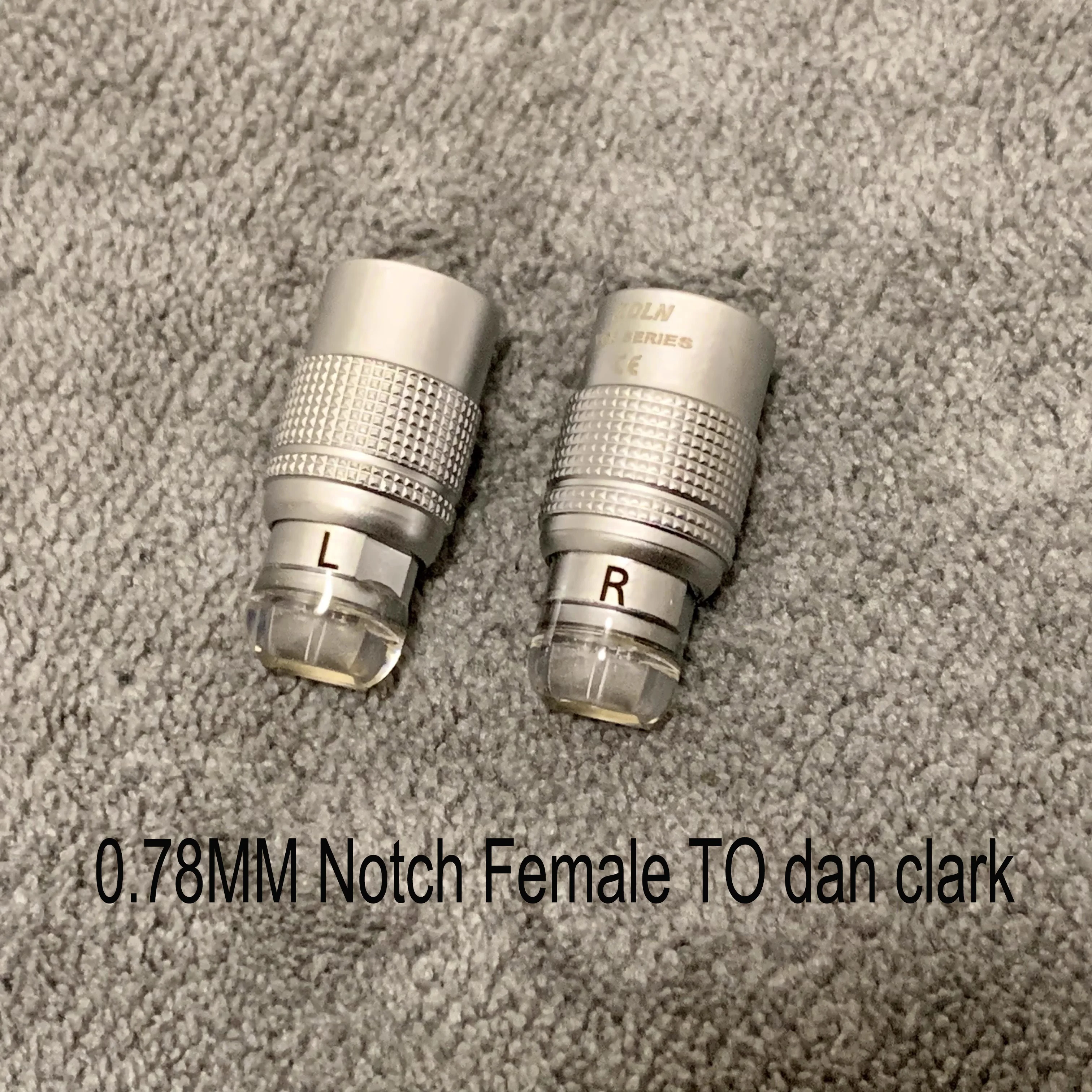 1 Pair HIFI 3.5mm 0.78mm MMCX Female To Dan Clark Audio Mr Speakers Ether Alpha Dog Prime Adapter 3.5 1/8\'\' Mini Connector