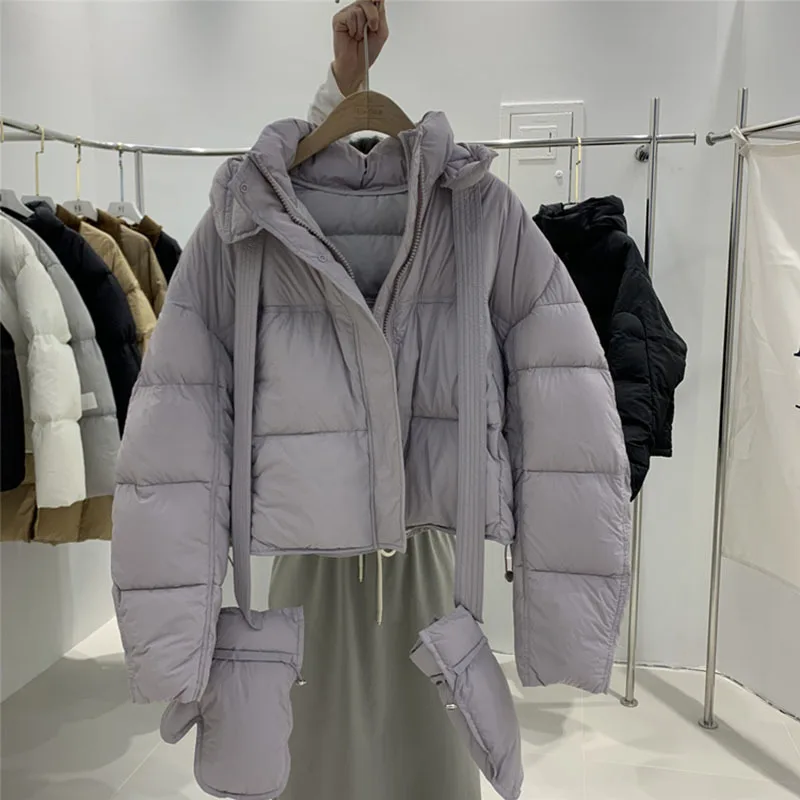 90% 2023 Top Quality Women Winter Coat White Duck Down Parkas Female Thick Warm Windproof Loose Oversived Puffer Jacket