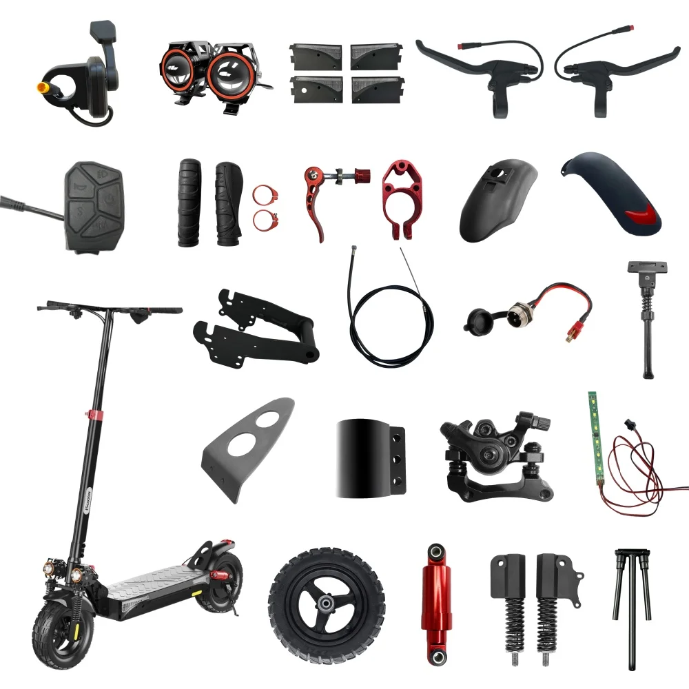 ISCooter iX4 varias piezas de repuesto Motor acelerador guardabarros piezas de luz de freno para accesorios de reparación de patinete eléctrico iX4